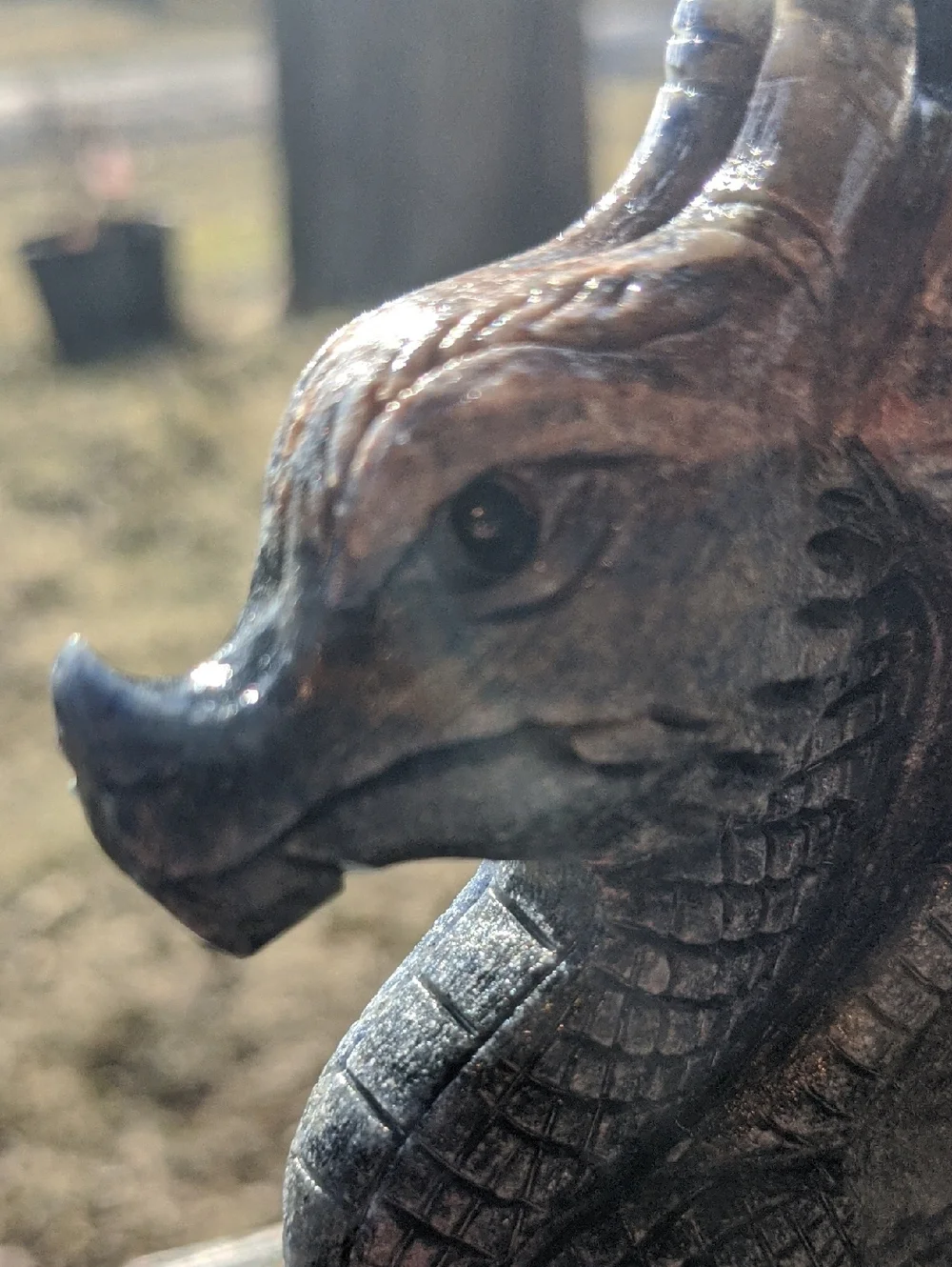 Blue Wing Dragon 4 Legs Sodalite - Picture 2 of 5